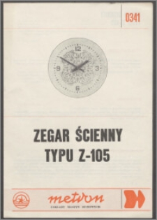 Zegar ścienny typu Z-105