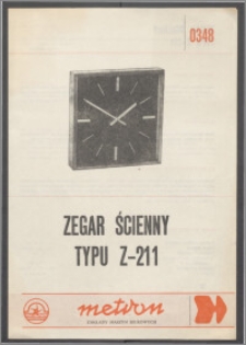 Zegar ścienny typu Z-211