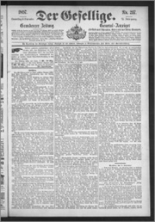 Der Gesellige : Graudenzer Zeitung 1897.09.16, Jg. 72, No. 217