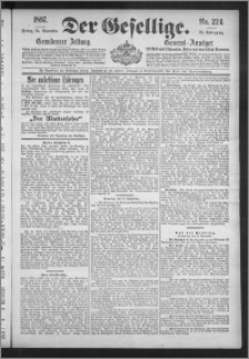 Der Gesellige : Graudenzer Zeitung 1897.09.24, Jg. 72, No. 224