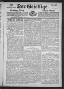 Der Gesellige : Graudenzer Zeitung 1897.10.23, Jg. 72, No. 249