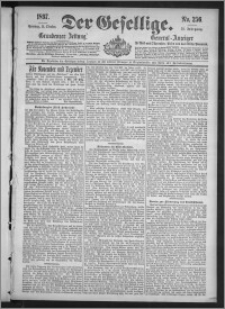 Der Gesellige : Graudenzer Zeitung 1897.10.31, Jg. 72, No. 256