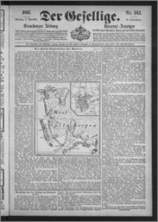 Der Gesellige : Graudenzer Zeitung 1897.11.09, Jg. 72, No. 263