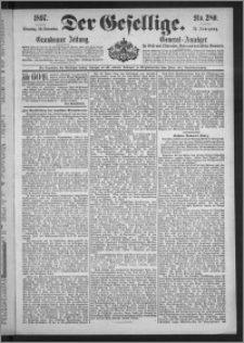 Der Gesellige : Graudenzer Zeitung 1897.11.30, Jg. 72, No. 280