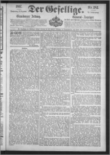 Der Gesellige : Graudenzer Zeitung 1897.12.02, Jg. 72, No. 282