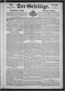 Der Gesellige : Graudenzer Zeitung 1897.12.17, Jg. 72, No. 295