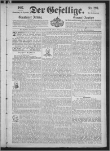 Der Gesellige : Graudenzer Zeitung 1897.12.18, Jg. 72, No. 296