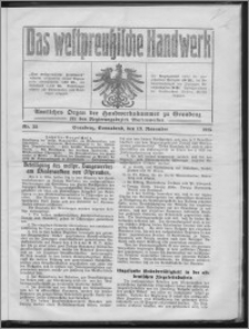 Das Westpreussische Handwerk 1915, R. 1, Nr 32