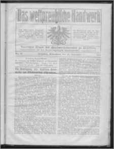 Das Westpreussische Handwerk : Amtliches Organ der Handwerkskammer zu Graudenz für den Regierungsbezirk Marienwerder 1915, R. 1, Nr 33