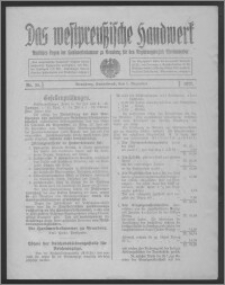Das Westpreussische Handwerk : Amtliches Organ der Handwerkskammer zu Graudenz für den Regierungsbezirk Marienwerder 1917, R. 3, Nr 35