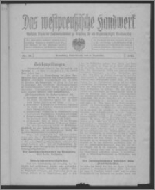 Das Westpreussische Handwerk : Amtliches Organ der Handwerkskammer zu Graudenz für den Regierungsbezirk Marienwerder 1917, R. 3, Nr 36