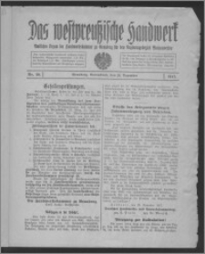 Das Westpreussische Handwerk : Amtliches Organ der Handwerkskammer zu Graudenz für den Regierungsbezirk Marienwerder 1917, R. 3, Nr 38