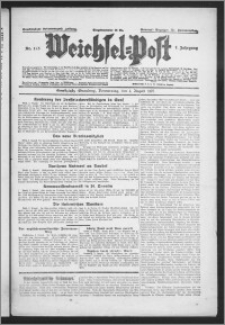 Weichsel-Post : Grudziądzer (Graudenzer) Zeitung 1927.08.04, Jg. 7, Nr 175
