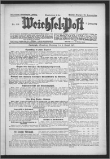 Weichsel-Post : Grudziądzer (Graudenzer) Zeitung 1927.08.09, Jg. 7, Nr 179