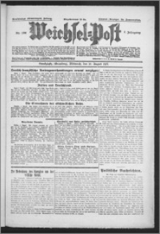 Weichsel-Post : Grudziądzer (Graudenzer) Zeitung 1927.08.10, Jg. 7, Nr 180