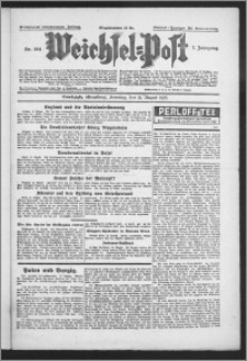 Weichsel-Post : Grudziądzer (Graudenzer) Zeitung 1927.08.14, Jg. 7, Nr 184