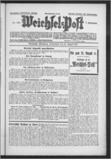 Weichsel-Post : Grudziądzer (Graudenzer) Zeitung 1927.08.20, Jg. 7, Nr 188