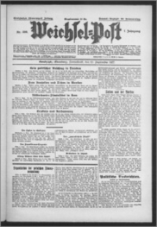 Weichsel-Post : Grudziądzer (Graudenzer) Zeitung 1927.09.10, Jg. 7, Nr 206