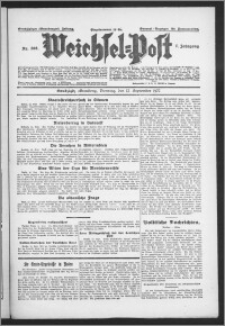 Weichsel-Post : Grudziądzer (Graudenzer) Zeitung 1927.09.13, Jg. 7, Nr 208