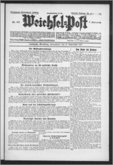 Weichsel-Post : Grudziądzer (Graudenzer) Zeitung 1927.09.17, Jg. 7, Nr 212