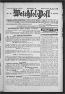 Weichsel-Post : Grudziądzer (Graudenzer) Zeitung 1927.10.30, Jg. 7, Nr 249
