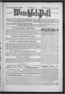 Weichsel-Post : Grudziądzer (Graudenzer) Zeitung 1927.11.01, Jg. 7, Nr 250