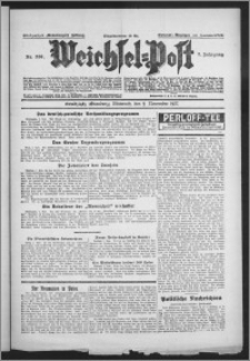 Weichsel-Post : Grudziądzer (Graudenzer) Zeitung 1927.11.09, Jg. 7, Nr 256