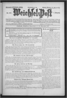 Weichsel-Post : Grudziądzer (Graudenzer) Zeitung 1927.11.10, Jg. 7, Nr 257