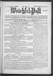 Weichsel-Post : Grudziądzer (Graudenzer) Zeitung 1927.11.29, Jg. 7, Nr 273