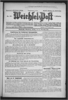 Weichsel-Post : Grudziądzer (Graudenzer) Zeitung 1927.12.16, Jg. 7, Nr 287