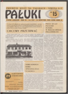 Pałuki. Pismo lokalne 1994.04.15 nr 15 (113)