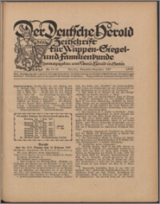 Der Deutsche Herold 1927, Jg. 58 no 11-12