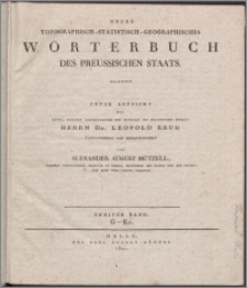 Neues topographisch-statistisch-geographisches Wörterbuch des preussischen Staats. Bd. 2, G-Ko