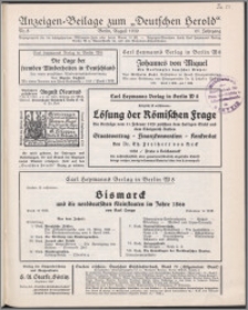 Der Deutsche Herold 1930, Jg. 61 no 8