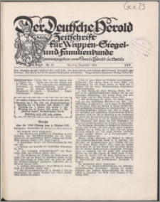 Der Deutsche Herold 1931, Jg. 62 no 12