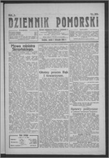 Dziennik Pomorski 1924.11.01, R. 4, nr 254