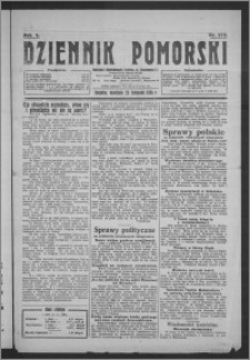 Dziennik Pomorski 1924.11.23, R. 4, nr 272
