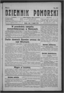 Dziennik Pomorski 1925.11.11, R. 5, nr 262