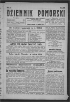 Dziennik Pomorski 1925.12.13, R. 5, nr 289
