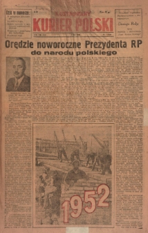 Ilustrowany Kurier Polski, 1952.01.01, R.8, nr 1