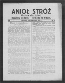 Anioł Stróż : gazeta dla dzieci : bezpłatny dodatek 1924.05.08, R. 1, nr 6