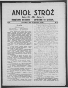 Anioł Stróż : gazeta dla dzieci : bezpłatny dodatek 1924.05.22, R. 1, nr 8