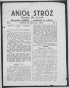 Anioł Stróż : gazeta dla dzieci : bezpłatny dodatek 1924.06.05, R. 1, nr 10