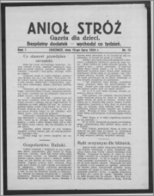 Anioł Stróż : gazeta dla dzieci : bezpłatny dodatek 1924.07.10, R. 1, nr 15