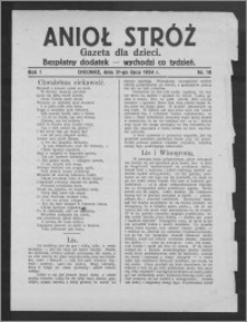 Anioł Stróż : gazeta dla dzieci : bezpłatny dodatek 1924.07.31, R. 1, nr 18