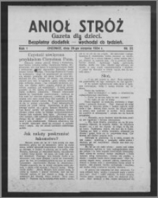 Anioł Stróż : gazeta dla dzieci : bezpłatny dodatek 1924.08.28, R. 1, nr 22