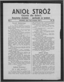 Anioł Stróż : gazeta dla dzieci : bezpłatny dodatek 1924.09.11, R. 1, nr 24