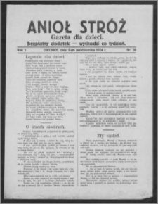 Anioł Stróż : gazeta dla dzieci : bezpłatny dodatek 1924.10.02, R. 1, nr 26