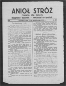 Anioł Stróż : gazeta dla dzieci : bezpłatny dodatek 1924.10.23, R. 1, nr 29
