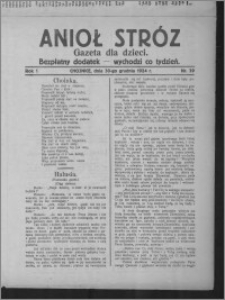 Anioł Stróż : gazeta dla dzieci : bezpłatny dodatek 1924.12.30, R. 1, nr 39